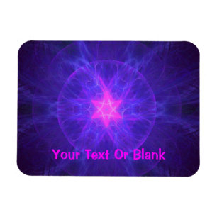 Pink Magen David Magnet