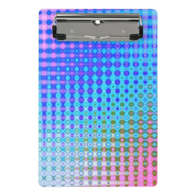 Pink Magenta Lila Mini Klemmbrett (Vorderseite)