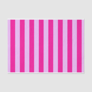 Pink & Magenta Streifen Muster Seidenpapier