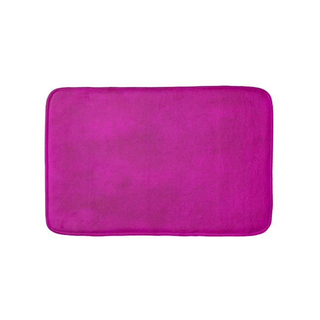 Pink-magentarote Aquarell-Wäsche-Bad-Matte Badematte (Vorderseite)