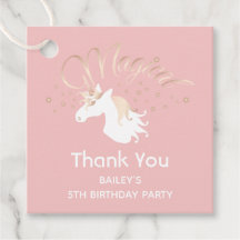 Pink Magical Unicorn Girl Kindergeburtstag Party