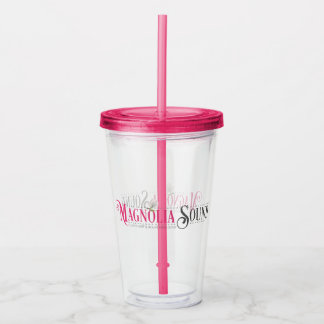 Pink Magnolia Sound Tumbler Acryltrinkbecher