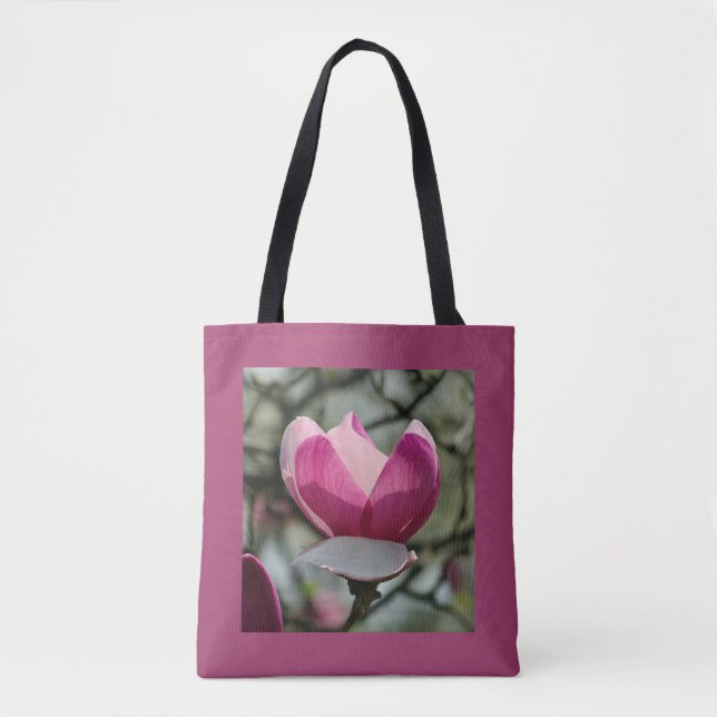 Pink Magnolia Tote Tag (Vorderseite)