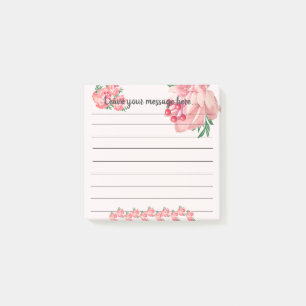 Pink Magnolia Verlasse Ihre Post-It-Notizen Post-it Klebezettel