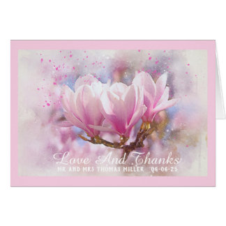 Pink Magnolias Wedding Vielen Dank