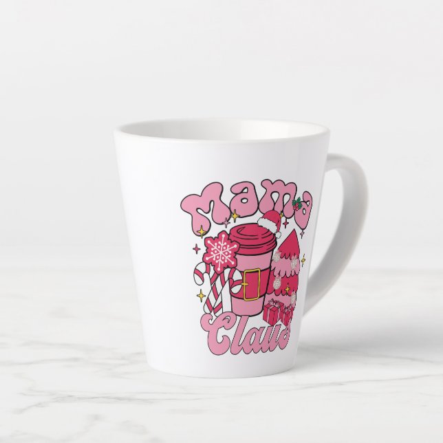 PINK MAMA CLAUS LATTE TASSE (Rechte Ecke)