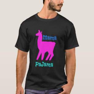 Pink Mama Llama Pajama T-Shirt