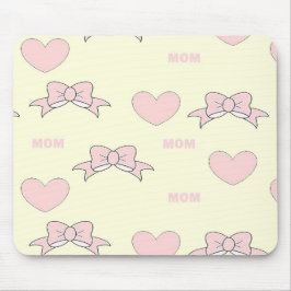 Pink-Mama-Muster Mousepad