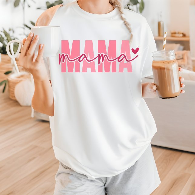 Pink Mama Shirt für Muttertag & Geburtstagsgeschen (mama shirt, pink mom shirt, mom shirt, mother's day gift, birthday gift for mom, mom Christmas gift)