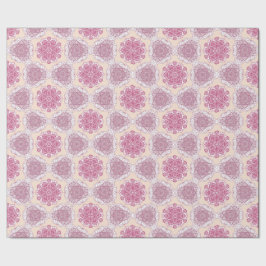 Pink Mandala Floral Geschenkpapier
