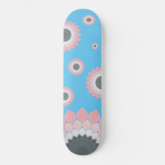 Pink Mandala Kunstwerk trendige Sommer und Frühlin Skateboard