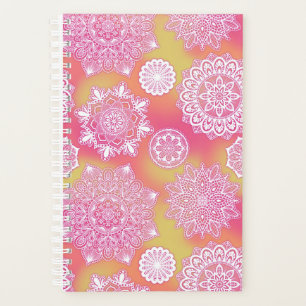 Pink Mandala Planner Planer