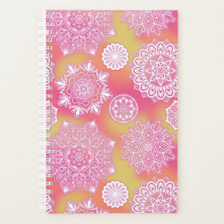 Pink Mandala Planner Planer