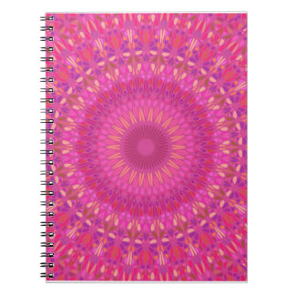 PINK MANDELA SPIRAL NOTEBOOK / JOURNAL NOTIZBLOCK