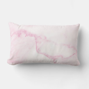 Pink Marble Lumbar Kissen