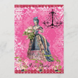 Pink Marie Einladung