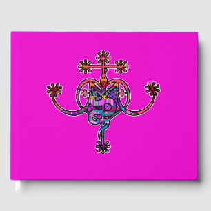 Pink Marie Laveau Veve Sigil Gästebuch