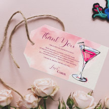 Pink Martini Cocktail Geburtstag Gefallen Vielen D