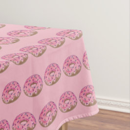 Pink Mattiert Donut Doughnut Sprinkles Frühstück Tischdecke