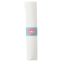 Pink Mattiert Donut Sprinkles Doughnut Junk Food Serviettenband