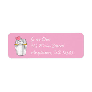 Pink Mattiert Hefekuchen Cupcake Liebe Brautparty