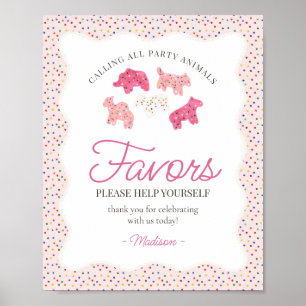 Pink Mattierte Tierkochen Sprinkle Favoriten Signi Poster