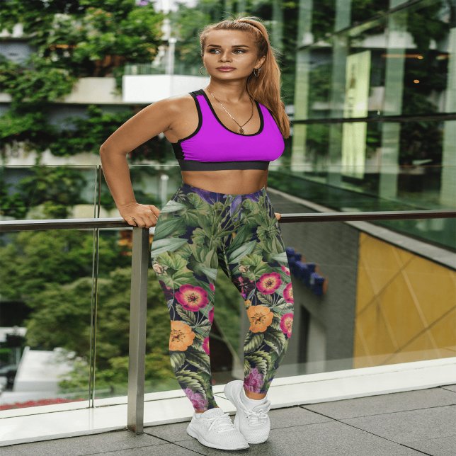 Pink Meadow Floral Leggings (Von Creator hochgeladen)