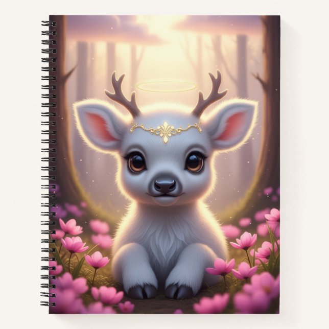 Pink Meadow Serenity-Notebook Notizbuch (Vorderseite)