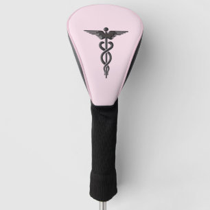 Pink Medical Caduceus Golf Headcover