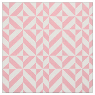 Pink Melon Geometric Deko Cube Pattern Stoff
