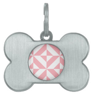 Pink Melon Geometric Deko Cube Pattern Tiermarke