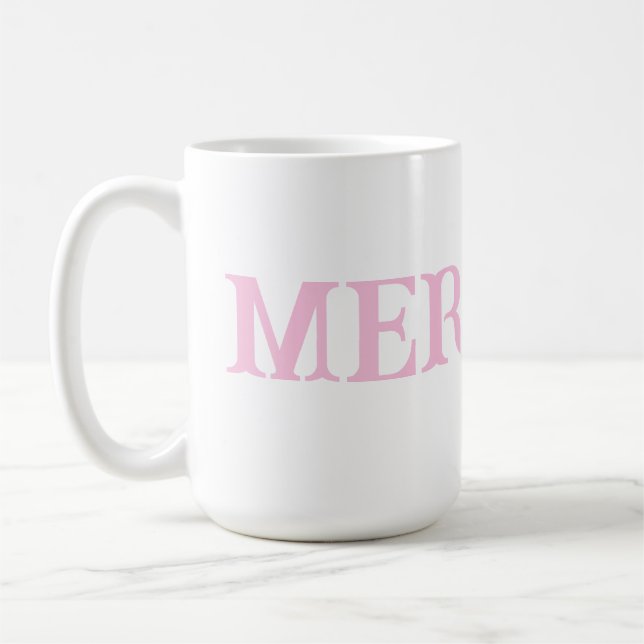 Pink MERMAID Tasse (Links)