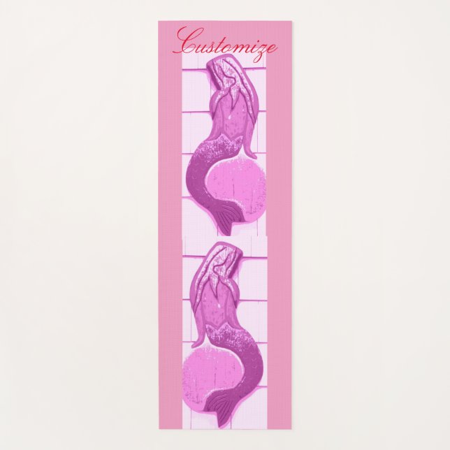Pink Mermaids Thunder_Cove Yogamatte (Vorderseite)