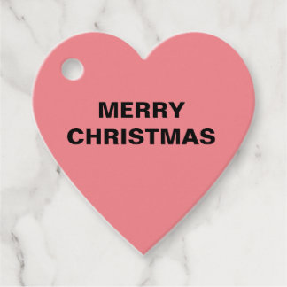PINK MERRY CHRISTMAS EINFACHE FAVOR TAVOR TAGS GESCHENKANHÄNGER