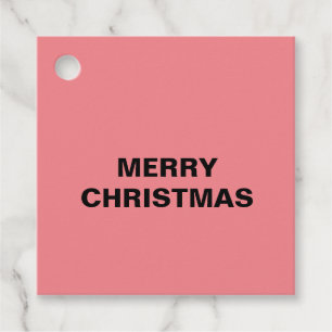 PINK MERRY CHRISTMAS EINFACHE FAVOR TAVOR TAGS GESCHENKANHÄNGER