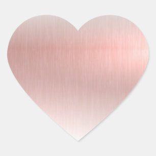 Pink Metallic Wedding Baby Dusche Geburtstag Herz-Aufkleber