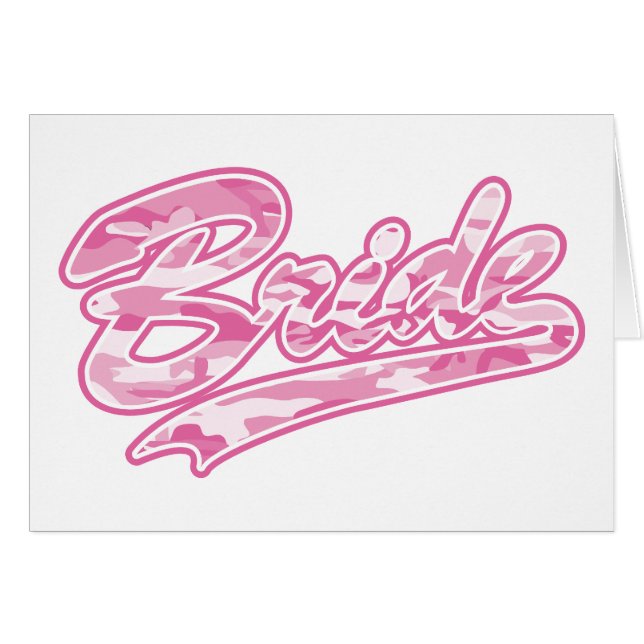 Pink Military Bride Camouflage (Vorderseite (Horizontal))