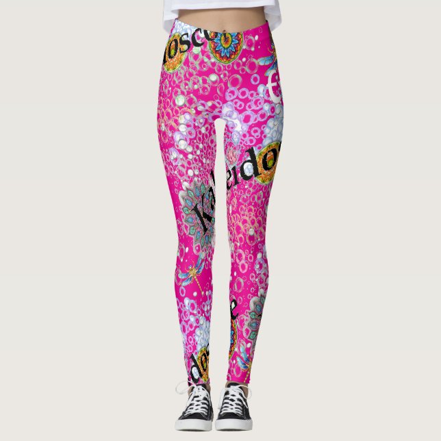 Pink Milkshake Steampunk Leggings (Vorderseite)