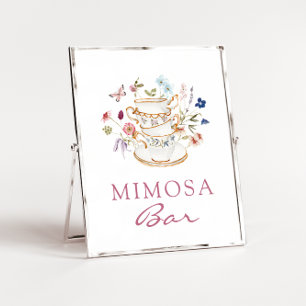 Pink Mimosa Bar Poster