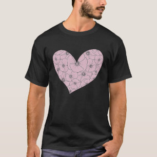 Pink Minimalistisch Mohnblumen Blume Pastel Boho L T-Shirt