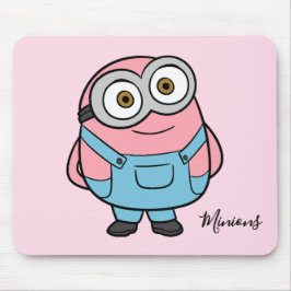 Pink Minion Cartoon Fanart Mousepad