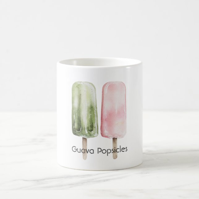 Pink Mint Green Guava Popsicles Kaffeetasse (Mittel)