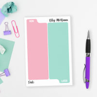 Pink Mint jetzt und später für tägliche Planung