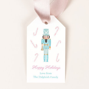 Pink Mint Nutcracker Ballet Candes Holidays Geschenkanhänger