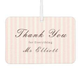 Pink Mist - Personalised Thank You Air Freshener Autolufterfrischer