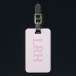 Pink Mit Monogramm Women's Golf Bag Tag Schlüssela Gepäckanhänger<br><div class="desc">Reisen Sie stilvoll mit diesem personalisierten Frauen-Golf-Gepäckanhänger mit einem eleganten, modernen Monogramm. Egal, ob Sie für einen Golftag, ein Turnier oder einfach nur für den Alltag reisen, dieses Anhänger macht Ihre Golftasche leicht zu erkennen und eine persönliche Touch hinzuzufügen. Durch die langlebige Bauweise wird das Tragetuch mit den Stoßzähnen abgefedert,...</div>