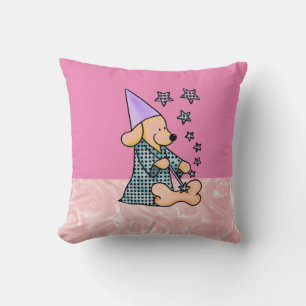Pink Modern Birth Baby for Kids Hunde Magie Kissen