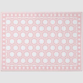 Pink Modern Bone Inlay Decoupage Paper Seidenpapier