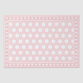 Pink Modern Bone Inlay Decoupage Paper Seidenpapier