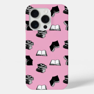 Pink Modern buchhalterisch Bibliophile Buchmuster Case-Mate iPhone Hülle